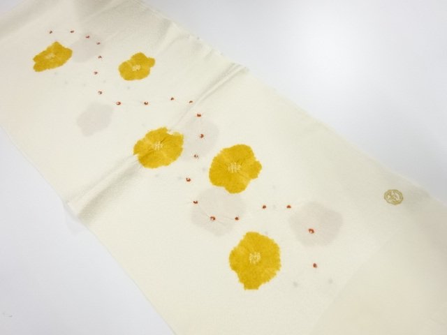 大特価品　未使用品　ゑり正　正絹　丹後ちりめん　絞り　帯揚げ